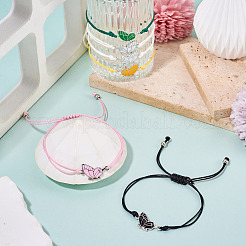 3 комплект из 6 шт. 3 стилей браслетов из сплава и эмали&nbsp;BJEW-TA0001-22