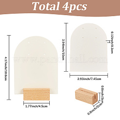 4 borsa espositore per orecchini in acrilico a forma di arco&nbsp;EDIS-SC0001-15A
