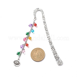 Segnalibri con ciondoli in lega in stile tibetano&nbsp;AJEW-JK00197