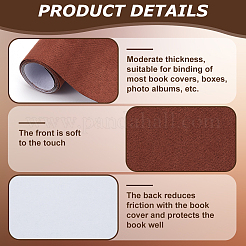 Copertine di libri in finta pelle scamosciata&nbsp;DIY-WH20010-138W-01