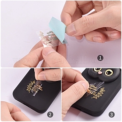 Латунные самоклеящиеся наклейки с картинками&nbsp;LS-DIY-C059-01B