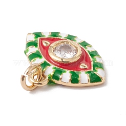 Экологически чистые подвески из латуни с микропаве из кубического циркония&nbsp;KK-F835-09-G