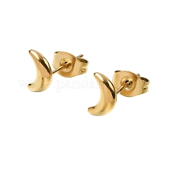 Ohrstecker aus 304 Edelstahl für Damen&nbsp;LS-EJEW-G459-01B-G