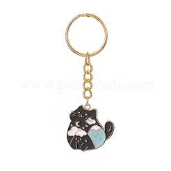 Брелки из сплава с эмалью в стиле гадания&nbsp;KEYC-JKC00457