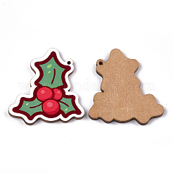 Pendentifs en tilleul imprimé&nbsp;WOOD-S045-055