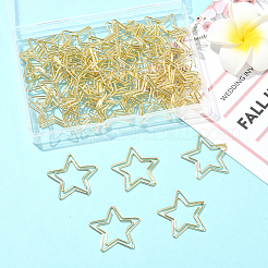 60 шт. железные скрепки&nbsp;AJEW-SP0003-05