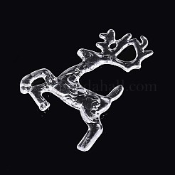 Прозрачные пластиковые большие подвески&nbsp;KY-T042-03