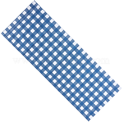 1 Stuhlbezug aus Baumwollmischgewebe mit Tartanmuster&nbsp;AJEW-GF0015-38A