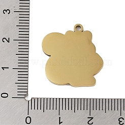 201 Edelstahlanhänger&nbsp;STAS-C095-11G