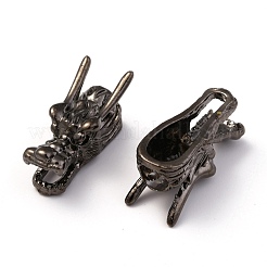 Сплавочные овальные бусины тибетского стиля &nbsp;PALLOY-P001-06M