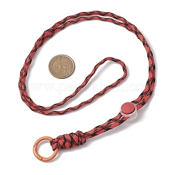 6 шт. 6-цветные веревки-шнуры из полиэстера и спандекса для подвесных украшений&nbsp;HJEW-JM04293