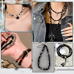 600шт. 24 стиля наборов бусин из натуральных и синтетических драгоценных камней&nbsp;G-PH0003-15