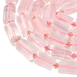 Природного розового кварца нитей бисера&nbsp;G-G453-E12-10x14mm