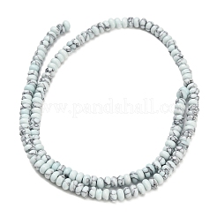 Нити бусин из синтетического малахита и синтетической бирюзы&nbsp;G-Z110-B03-2x4mm