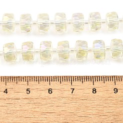 Transparent galvanisieren Glasperlen Stränge&nbsp;EGLA-P062-01A-01