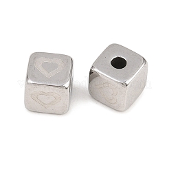 304 Edelstahlperlen&nbsp;STAS-P447-04P