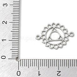 Ciondoli connettore chakra in acciaio inossidabile 304&nbsp;SA-CBA28C1-01A-P