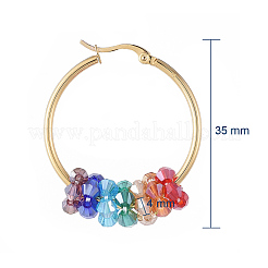 Set di orecchini a cerchio in acciaio inossidabile 304&nbsp;EJEW-JE03572