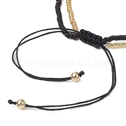 Braccialetti di perline intrecciate con semi di vetro e conchiglie&nbsp;BJEW-MZ00138-02
