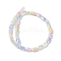 Стеклянные бусины с гальваническим покрытием &nbsp;X-EGLA-P065-02A-01