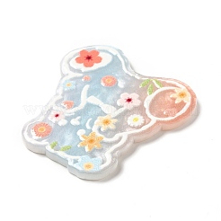 Pendentifs en acrylique opaque imprimé&nbsp;LS-SACR-G031-01C