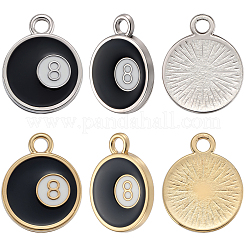 40шт 2 цвета сплава эмалевые подвески&nbsp;FIND-SC0016-77