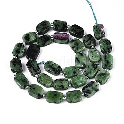 Натуральный рубин в цоизита бусин пряди&nbsp;G-T138-26A-09