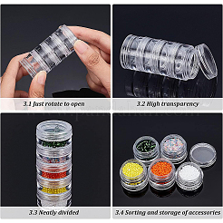 Пластмассовый шарик контейнеры&nbsp;CON-BC0005-02