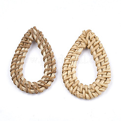 Anelli di maglia intrecciati a mano canna / rattan&nbsp;X-WOVE-T005-16