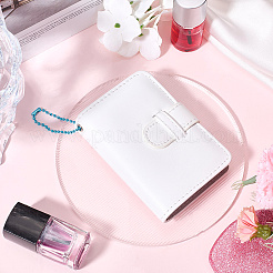 Мини-книжка-держатель для фотокарточек из искусственной кожи&nbsp;AJEW-WH20060-22B