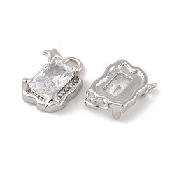 Pendentifs en laiton zircon cubique transparent&nbsp;LS-KK-L212-02P