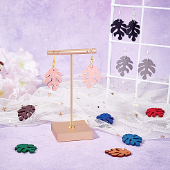 Kits de fabrication de boucles d'oreilles pendantes en bois de bricolage&nbsp;DIY-NB0005-70
