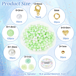 Набор для самостоятельного изготовления светящегося в темноте браслета-ожерелья&nbsp;DIY-NB0009-25