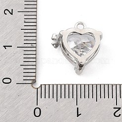 Латунные микро проложить кубического циркония подвески&nbsp;KK-K371-40B-P