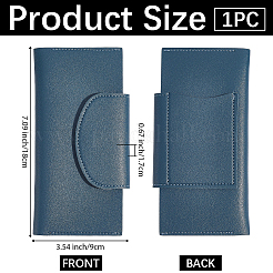 Portefeuilles rectangulaires en cuir PU pour cartes de crédit&nbsp;AJEW-WH20054-291G