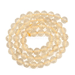 Colliers de perles en quartz citron naturel (chauffé)&nbsp;GG-NH0007-A01-01