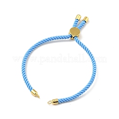 Bracelets coulissants en corde milan torsadée à moitié finis&nbsp;FIND-G032-01G-15