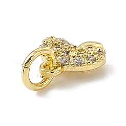 Латунные микро проложить кубического циркония подвески&nbsp;ZIRC-F132-19G