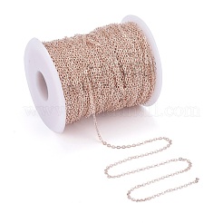 Латунные плоские овальные кабельные цепи&nbsp;CH030-RG