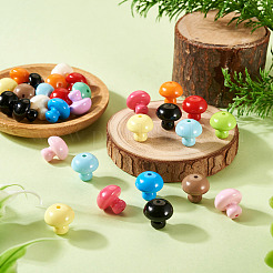 30 шт. непрозрачная акриловая бусина&nbsp;OACR-TA0004-04