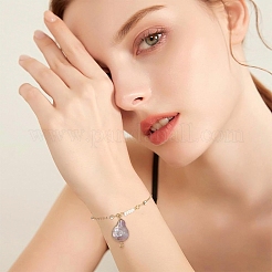 6 шт. подвески-коннекторы из натурального барочного жемчуга Кеши&nbsp;HJEW-YW00290