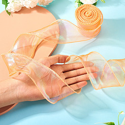 Ruban irisé en polyester de 10 mètre&nbsp;OCOR-TAC0017-04C