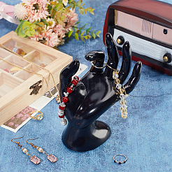 Schaufensterpuppenhalter aus Kunststoff für Handschmuck&nbsp;RDIS-WH0009-013A-WH