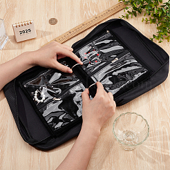 Сумки-органайзеры для ювелирных изделий из полиэстера с ручками и ПВХ-пленкой внутри&nbsp;AJEW-WH0348-779