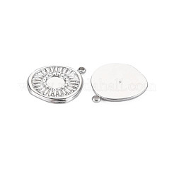 Pendentifs en acier inoxydable 304 avec monture en émail&nbsp;STAS-N097-161P