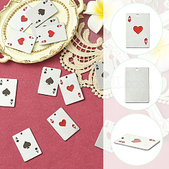 12 шт. 2 стиля эмалевых подвесок из нержавеющей стали 304&nbsp;STAS-SC0010-60