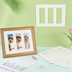 Cadre photo rectangulaire avec 3 ouverture&nbsp;AJEW-WH0596-772B-02