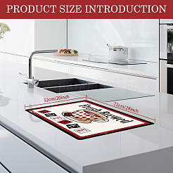 1 шт. тканевые защитные коврики для индукционной варочной панели&nbsp;AJEW-GA0006-58B