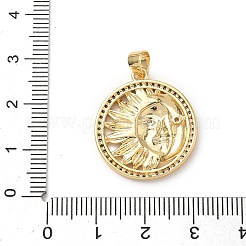 Латунные микро проложить кубического циркония подвески&nbsp;KK-D426-22A-G