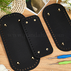 3 шт. 3 стиля вязание крючком сумки из искусственной кожи подкладка для формирования низа ногтя&nbsp;DIY-CL0002-15